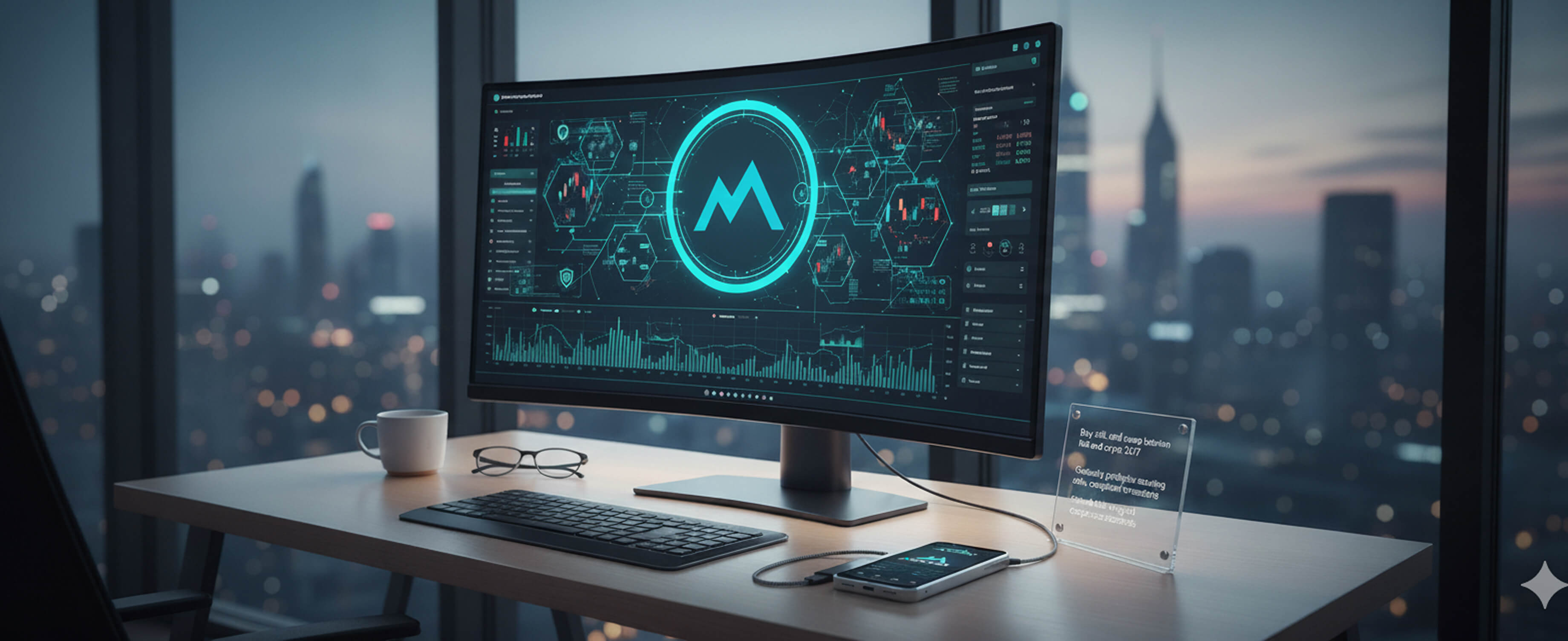 Crypto exchange interface