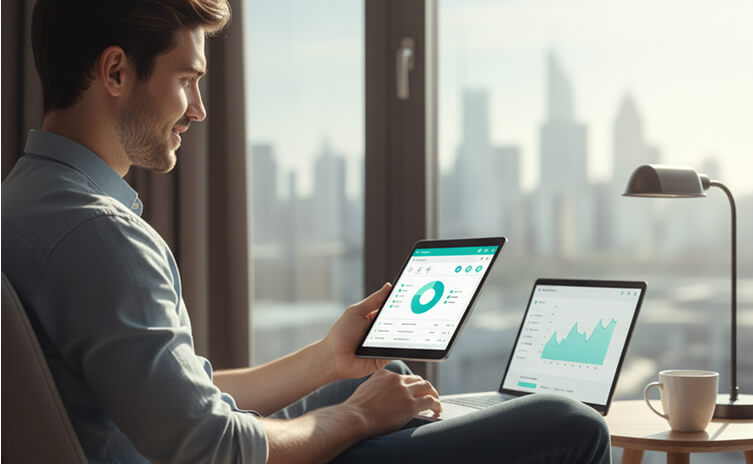 Crypto exchange interface